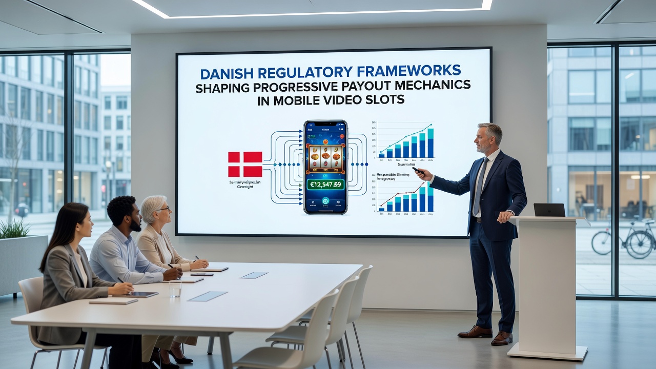 Illustration af mobile slots med progressive jackpots under dansk tilsyn